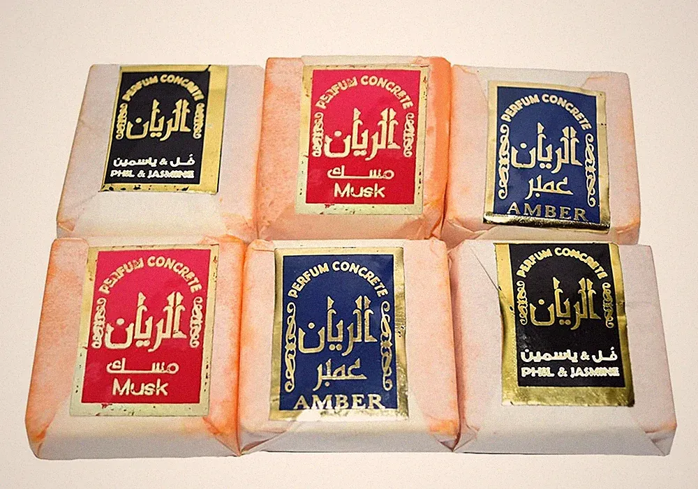 6 pcs Islamic Fragrance Perfume Jamid Solid Musk 3 Different Natural Fragranc...