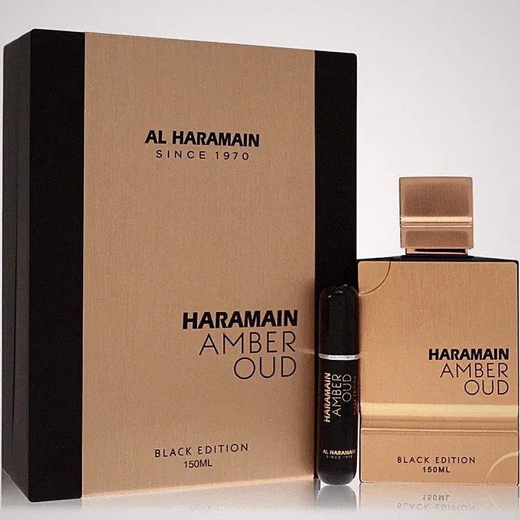 Al Haramain Amber Oud Black Edition Men’s Cologne Gift Set 5 oz Luxury Fragrance