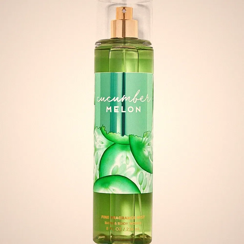 Bath and Body Works Cucumber Melon Fragrance Mist Splash by Jubujub Amber Wood