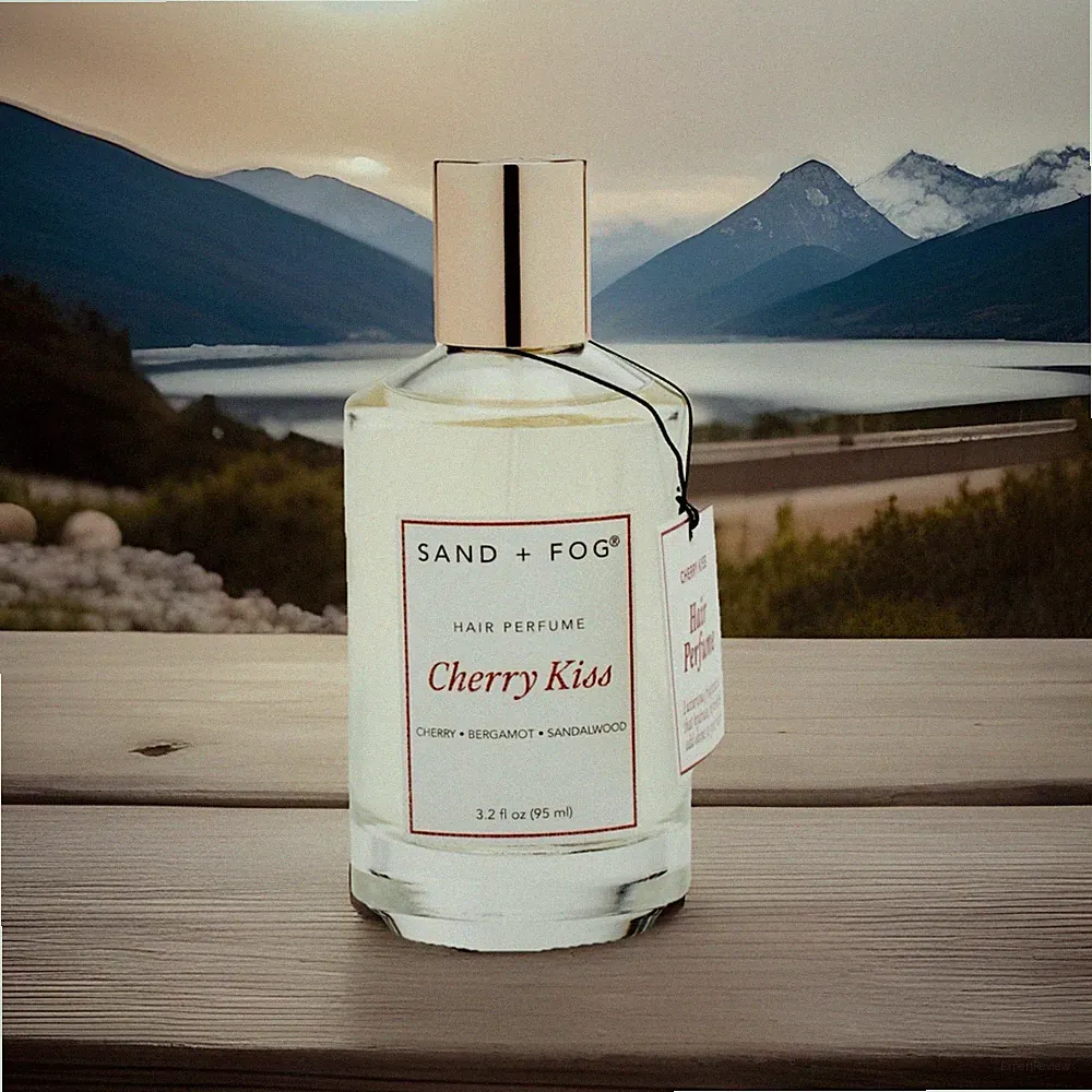 🆕🍒 CHERRY KISS 💋 HAIR PERFUME 3.2 FL. OZ./95ML SMOKY CHERRY AMBER WOODS MIST