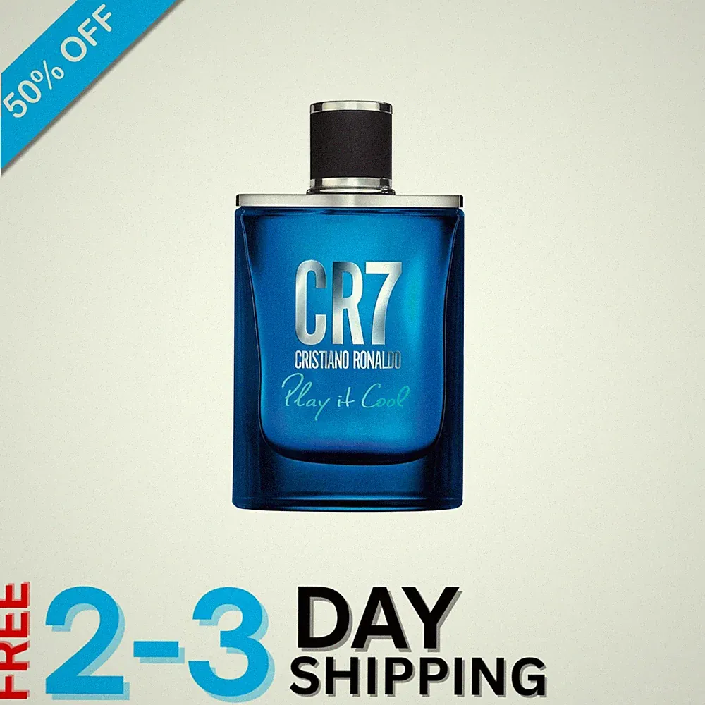 CR7 Play It Cool Eau de Toilette - Men's 1.7oz Fragrance with Amber & Bergamot