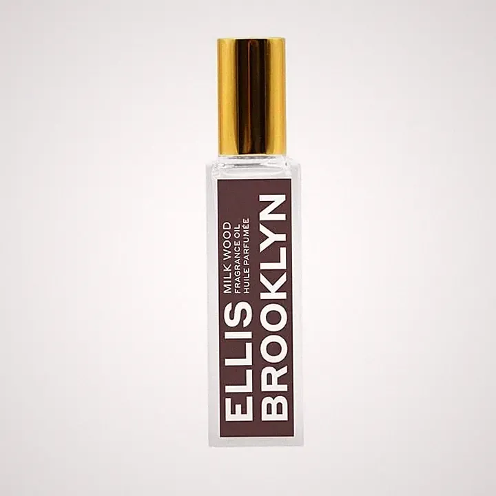 Ellis Brooklyn Milk Wood Perfume Oil Roll-On - Sandalwood, Amber Musk, 15ml