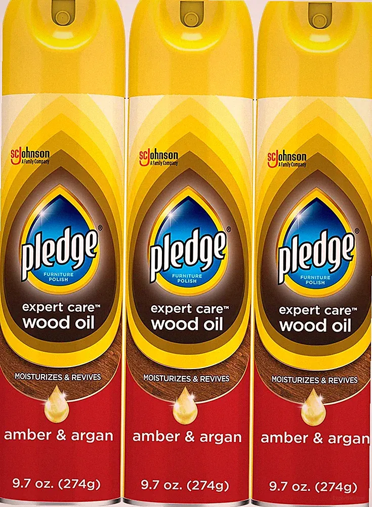 Moisturizing Wood Oil, Furniture Reviving Spray, Amber & Argan Scent, 9.7Oz (Pac
