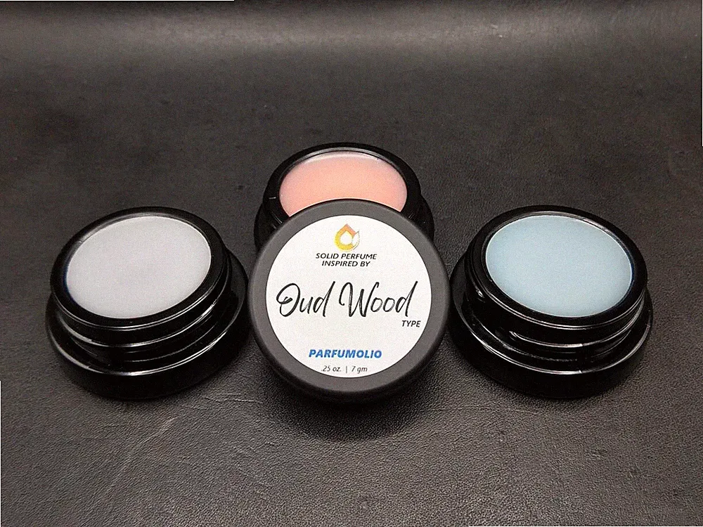 OUD WOOD type Solid Perfume Impression - Fragrance Body Oils - 7gm - Unisex