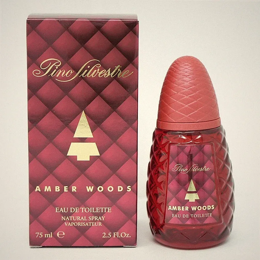 Pino Silvestre Men's Amber Woods EDT Spray 2.5 oz Fragrances 679602111089