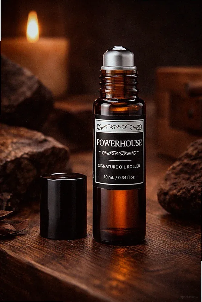 Powerhouse Signature Oil Roller 10 mL Amber Woods Musk for Men
